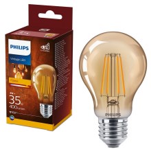 LED Bulb VINTAGE Philips A60 E27/4W/230V 2500K
