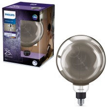 LED Dimming bulb SMOKY VINTAGE Philips G200 E27/6,5W/230V 4000K
