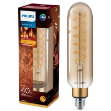 LED Dimming bulb VINTAGE Philips T65 E27/6,5W/230V 2000K