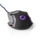 LED Gaming mouse 800/1600/2400/4000 DPI 8 buttons black
