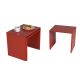 SET 3x Coffee table red