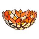 Tiffany stained glass wall lights