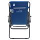 Adjustable camping chair blue
