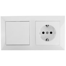 Aigostar - Home switch with a socket 1x16A/250V