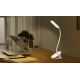 Aigostar - LED Dimmable rechargeable table lamp with clip LED/2,5W/5V white