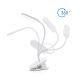 Aigostar - LED Dimmable rechargeable table lamp with clip LED/2,5W/5V white