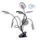 Aigostar - LED Dimmable rechargeable table lamp with clip LED/3W/5V black
