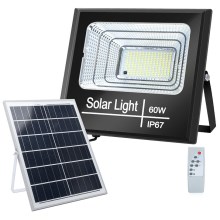 Aigostar - LED Dimmable solar floodlight LED/60W/3,2V IP67 + RC