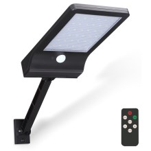 Aigostar - LED Dimmable solar lamp with sensor LED/2,3W/5,5V IP65 + remote control