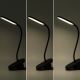 Aigostar - LED Dimmable table lamp with clip LED/2,5W/5V black