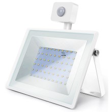 Aigostar - LED Floodlight with a sensor LED/50W/230V 4000K IP65 white