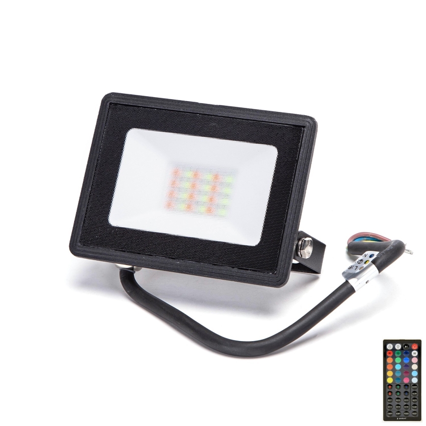 Aigostar - LED RGB Floodlight LED/20W/230V IP65 + remote control