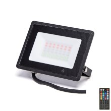 Aigostar - LED RGB Floodlight LED/30W/230V IP65 + remote control