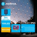 Aigostar - LED Solar Christmas chain 100xLED/8 functions 4,5x1,5m IP65 warm white