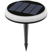 Aigostar - LED Solar lamp LED/0,6W/2V d. 16,5 cm 3200K/4000K/6500K IP65 black