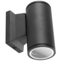 Aigostar - Outdoor wall light 1xGU10/230V black IP65 round