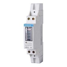 Analog single-phase electricity meter for DIN rail
