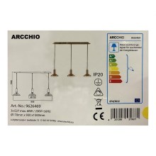 Arcchio - Chandelier on a string JAIKA 3xE27/60W/230V