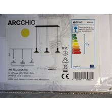 Arcchio - Chandelier on a string JAIKA 3xE27/60W/230V