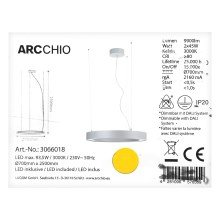 Arcchio - LED Chandelier on a string PIETRO 2xLED/45W/230V
