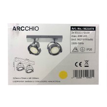 Arcchio - LED Dimmable spotlight MUNIN 2xES111/GU10/11,5W/230V