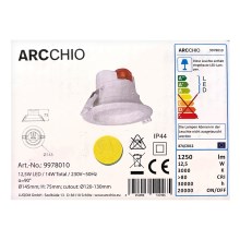 Arcchio - LED Recessed light ARIAN LED/12,5W/230V IP44