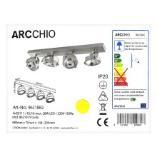 Arcchio - LED Spotlight MUNIN 4xGU10/ES111/11,5W/230V