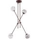 Argon 1842 - Chandelier on a pole ABSOS 4xE14/7W/230V alabaster brown