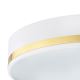 Argon 6138 - Ceiling light AMORE 3xE27/15W/230V diameter 45 cm white/golden