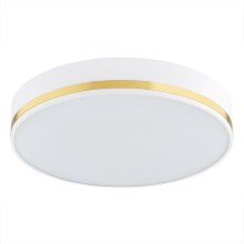 Argon 7034 - Ceiling light AMORE 2xE27/15W/230V diameter 25 cm white/golden