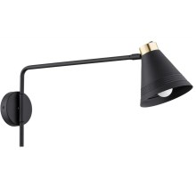 Argon 8009 - Wall lamp AVALONE 1xE27/15W/230V 57 cm black/golden