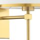 Argon 8033 - Wall lamp ABBANO 1xE27/15W/230V brass/white