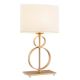 Argon 8310 - Table lamp PERSEO 1xE27/15W/230V 42 cm creamy/gold
