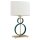 Argon 8317 - Table lamp PERSEO 1xE27/15W/230V 42 cm creamy/green