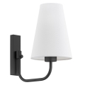Argon 8376 - Wall lamp SAFIANO 1xE27/15W/230V black