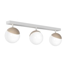 Attached chandelier SFERA WOOD 3xE14/40W/230V