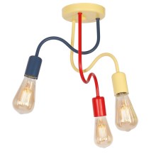 Attached children's chandelier DOW 3xE27/60W/230V