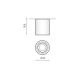 Azzardo AZ2690 - Bathroom ceiling light BRANT 1xGU10/50W/230V IP44