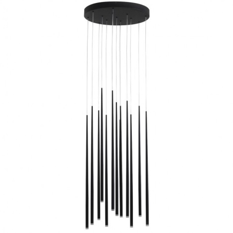 Azzardo AZ3419 - LED chandelier on a string LOUISE 12xLED/3W/230V black