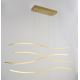 Azzardo AZ4058 - LED Dimmable chandelier on a string WAVES LED/70W/230V gold
