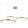 Azzardo AZ5026 - LED Dimmable chandelier on a string AGNES LED/120W/230V gold
