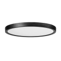Azzardo AZ5366-LED Dimmable ceiling light PANKA LED/24W/230V IP40 black