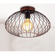 B.K. Licht 1471 - Surface-mounted chandelier RETRO 1xE27/40W/230V copper