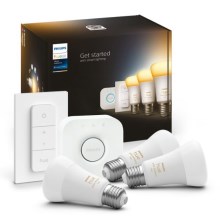 Basic set Philips Hue White Ambiance 3xE27/8W 2200-6500K + device for connection and remote control
