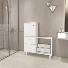 Bathroom cabinet PAMIR 84,2x67,4 cm white