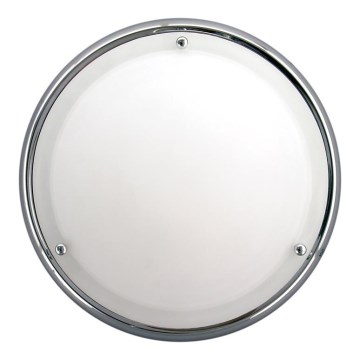 Bathroom wall ceiling light NEPTUN 1xE27/60W/230V shiny chrome IP44