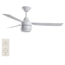 BAYSIDE 213016 - Ceiling fan CALYPSO 1xGX53/45W/230V white + remote control