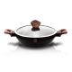 BerlingerHaus - Roasting pan with marble surface + lid 28 cm black/brown