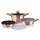BerlingerHaus - Set of dishes with a marble surface 6 pcs rose gold