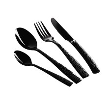 BerlingerHaus - Set of stainless steel cutlery 24 pcs black